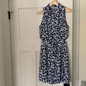 Rachel Roy Anchor Print Dress